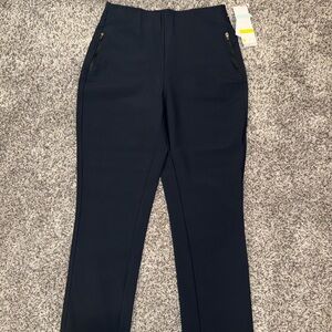 Zella Midnight Black Zippered Pants